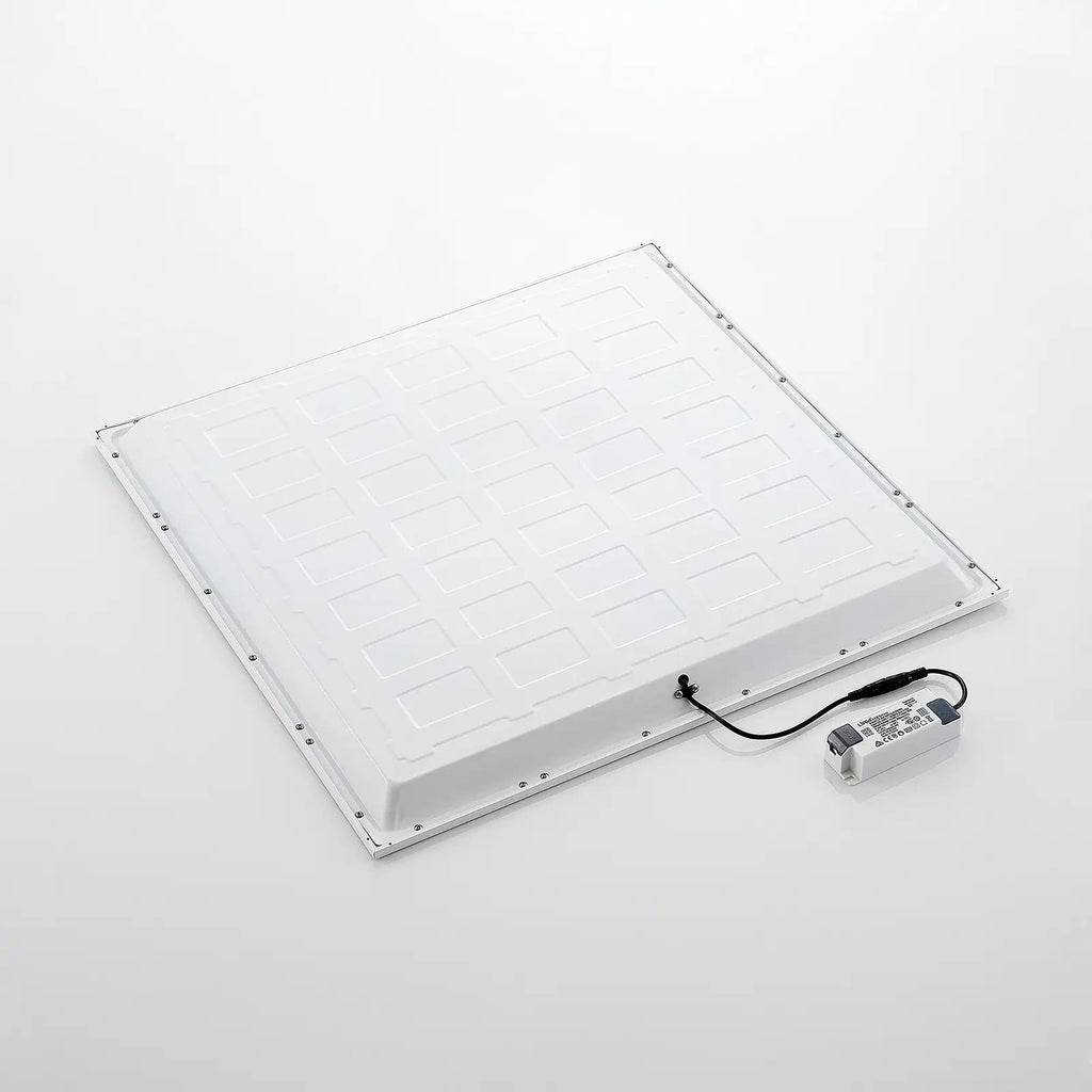 Sideprofil av LED-innlegningspanel Vinas hvit 62x62 cm 31W