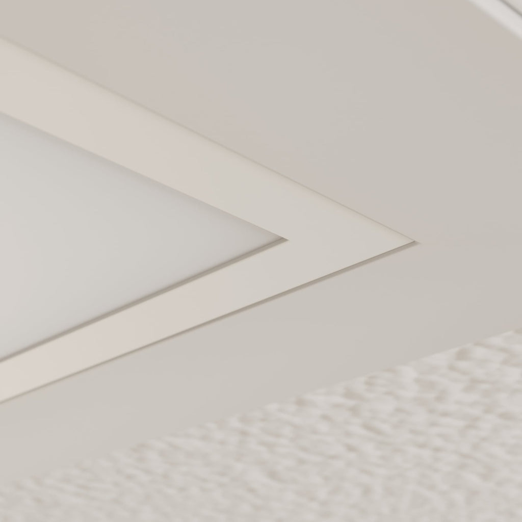 LED-innlegningspanel Vinas hvit 62x62 cm 36W 4000K montert i tak
