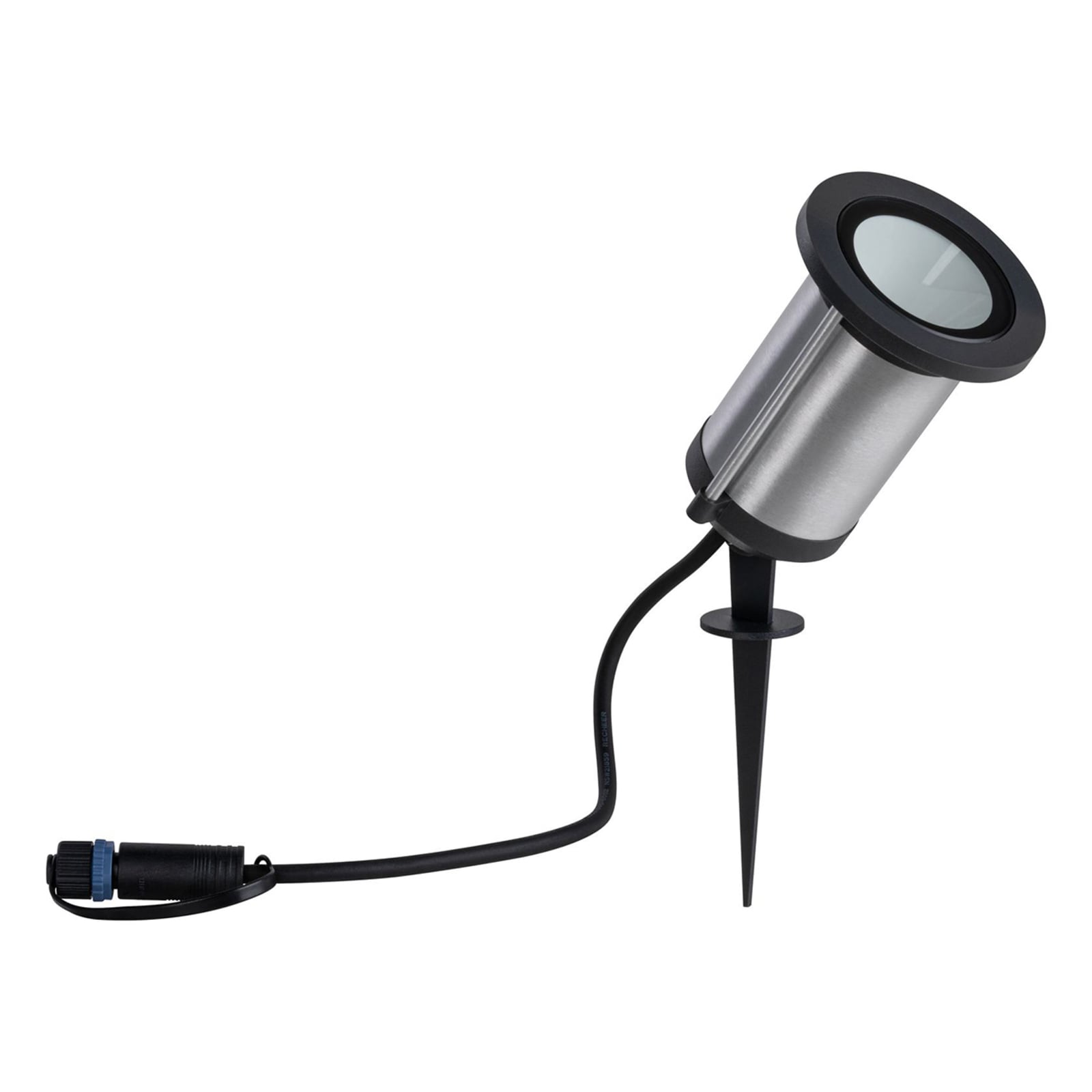 LED jordspydspot Classic metall antrasitt bakside