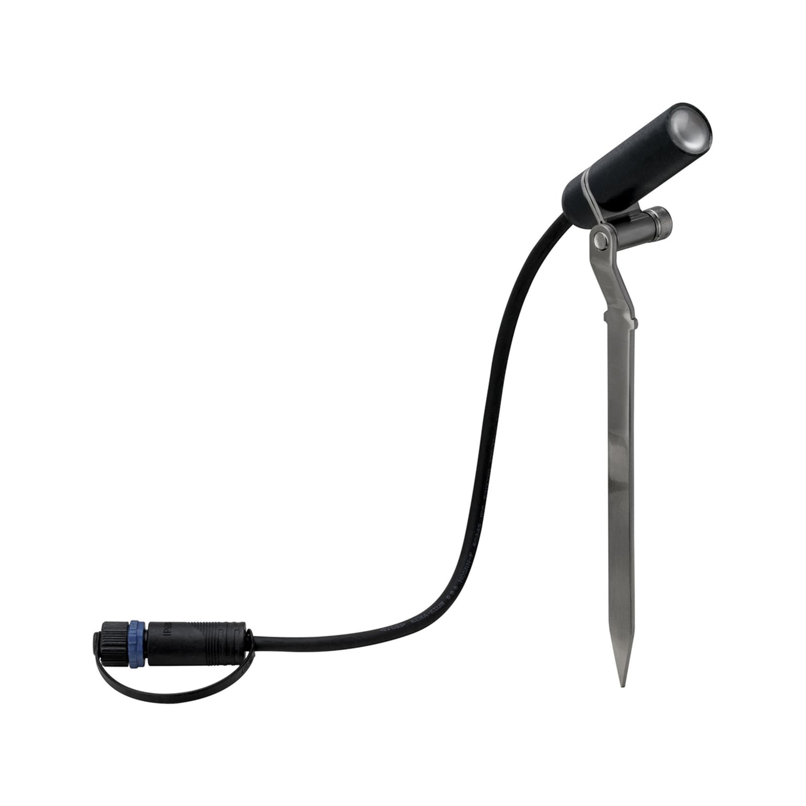 LED jordspydspot Plantini antrasitt foran