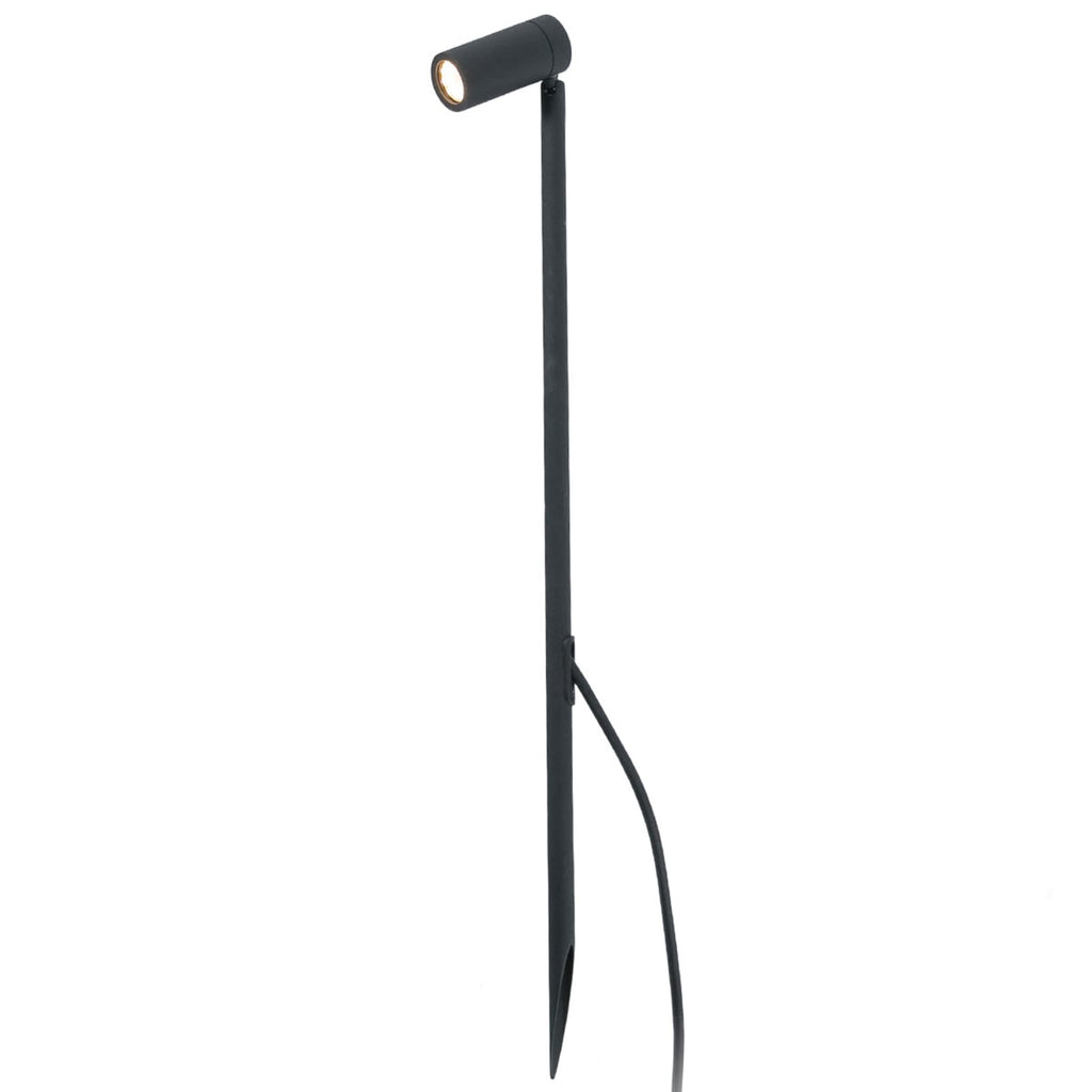 LED jordspydspot Seth-60 svart forfra