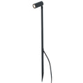 LED jordspydspot Seth-60 svart forfra