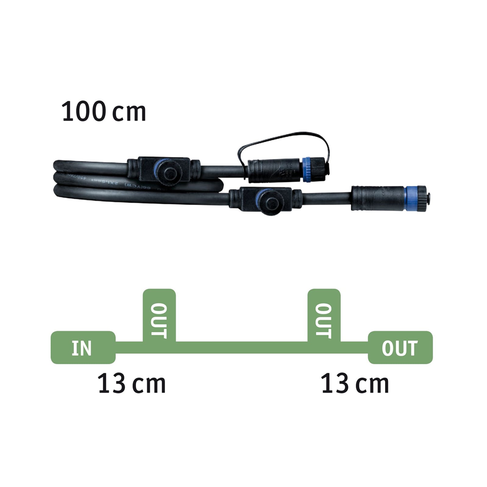 LED jordspydspot Sting antrasitt sideprofil