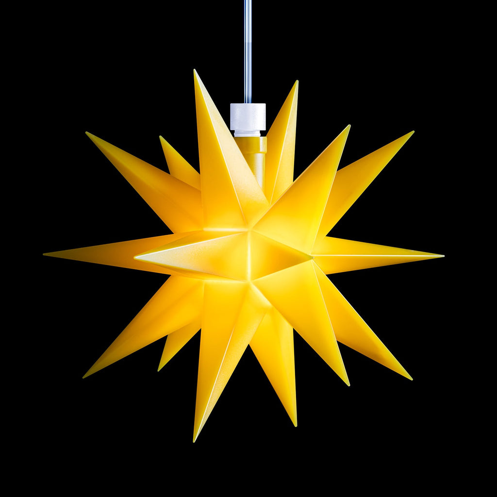 LED-julestjerne 18 takker Ø12 cm batteridrevet - STERNTALER