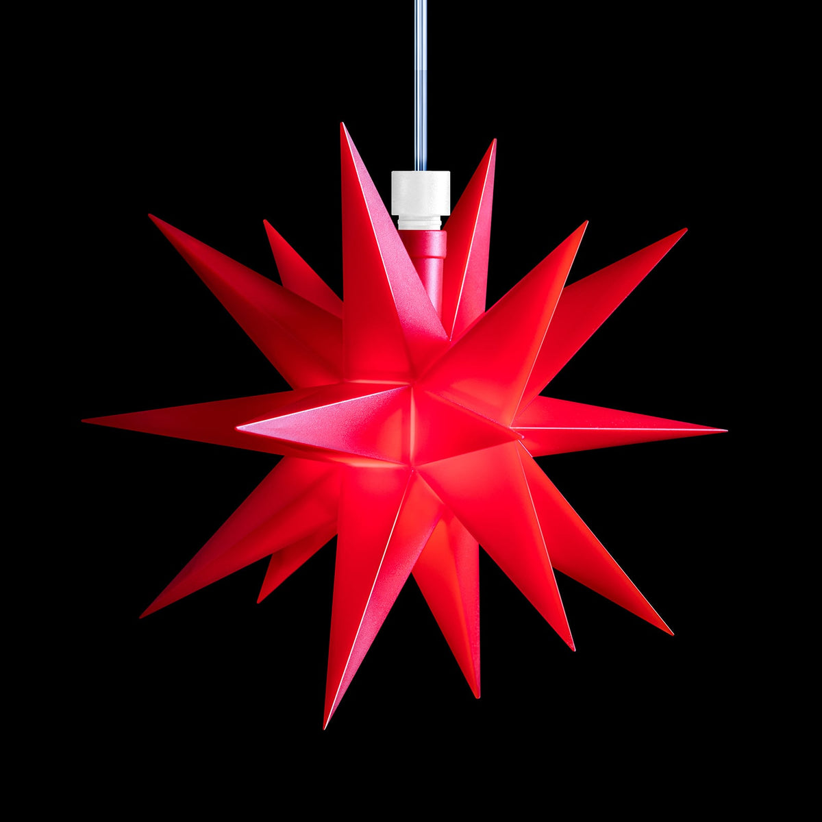 LED-julestjerne 18 takker Ø12 cm batteridrevet - STERNTALER