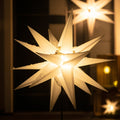 LED-julestjerne med jordspyd Ø55 cm IP44 STERNTALER forfra