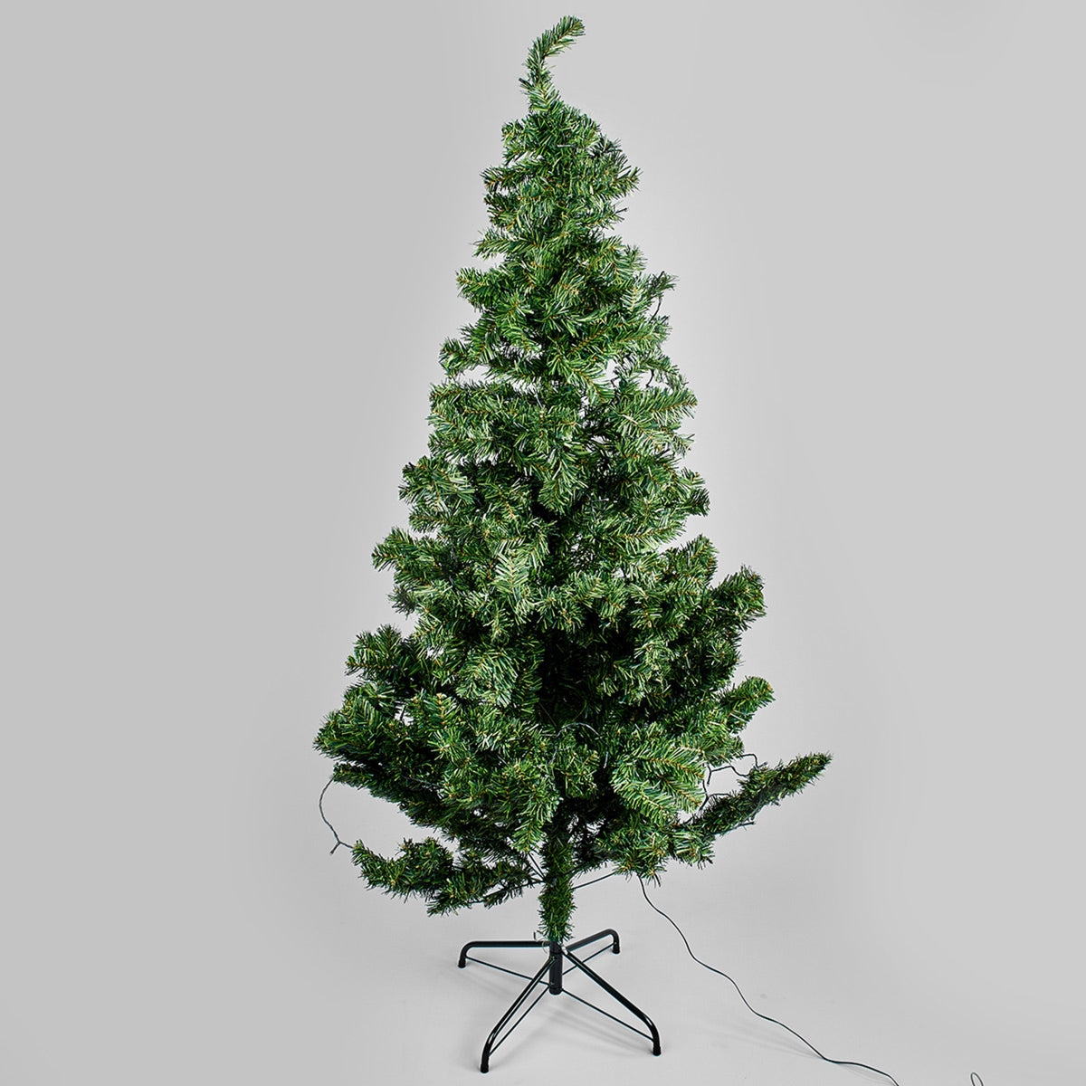 LED-juletre 210 cm 260 LED varmhvit IP44 utendørs montert utendørs