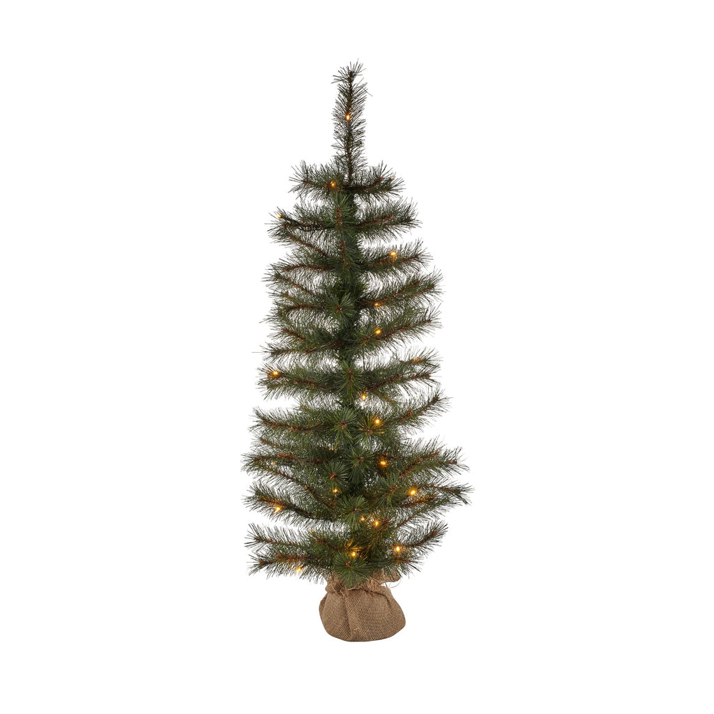 LED-juletre Alvin 90 cm 40 LED batteridrevet IP44 bakside