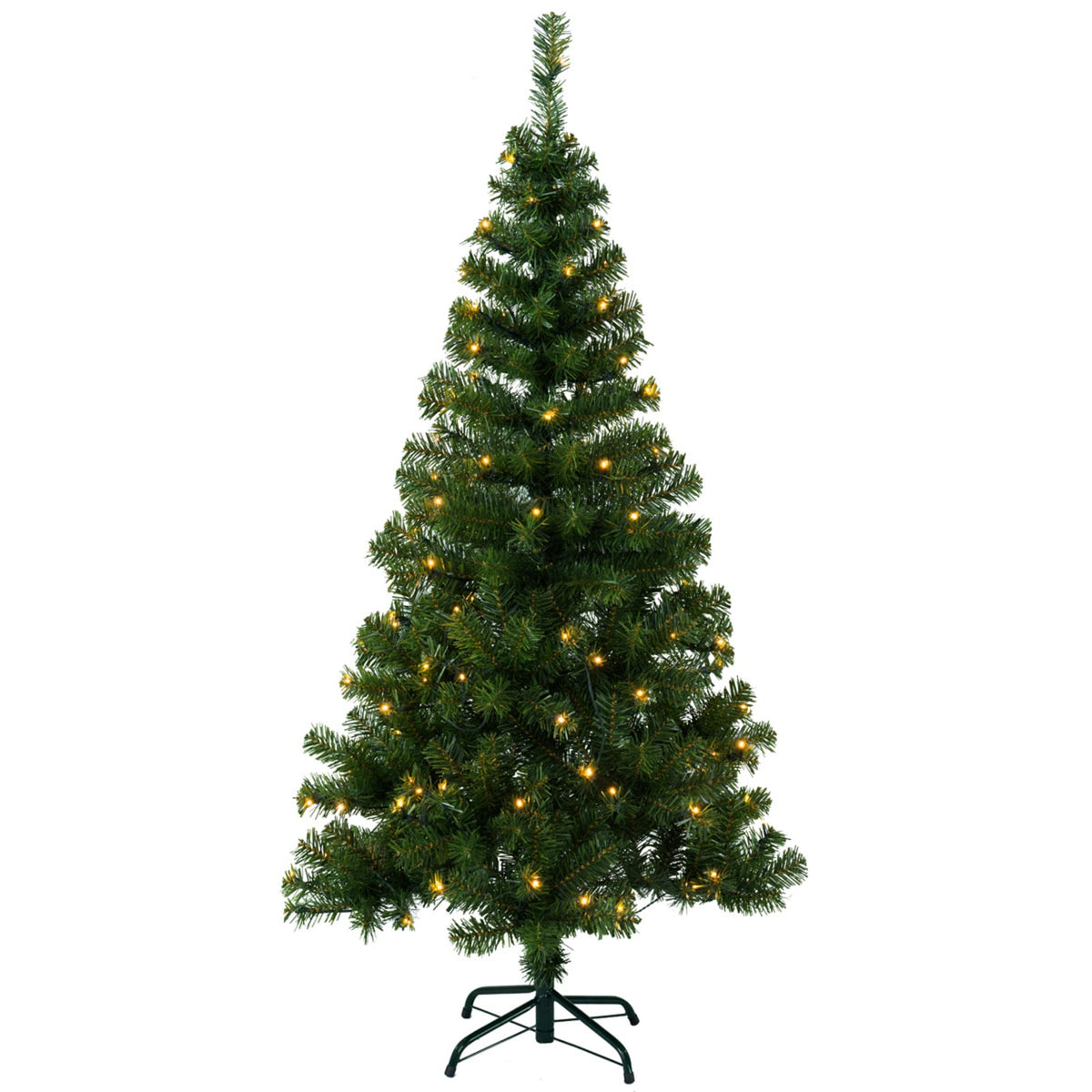 LED-juletre Ottawa utendørs 150 cm 110 LED IP44 montert