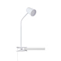 LED klemmelampe Adda hvit dimbar 7W 580 lm varmhvit forfra