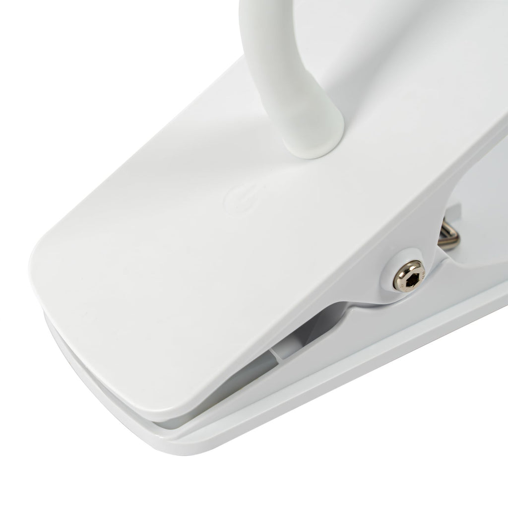 LED klemmelampe Ailina dimbar hvit 5W varmhvit touchdimmer detalj