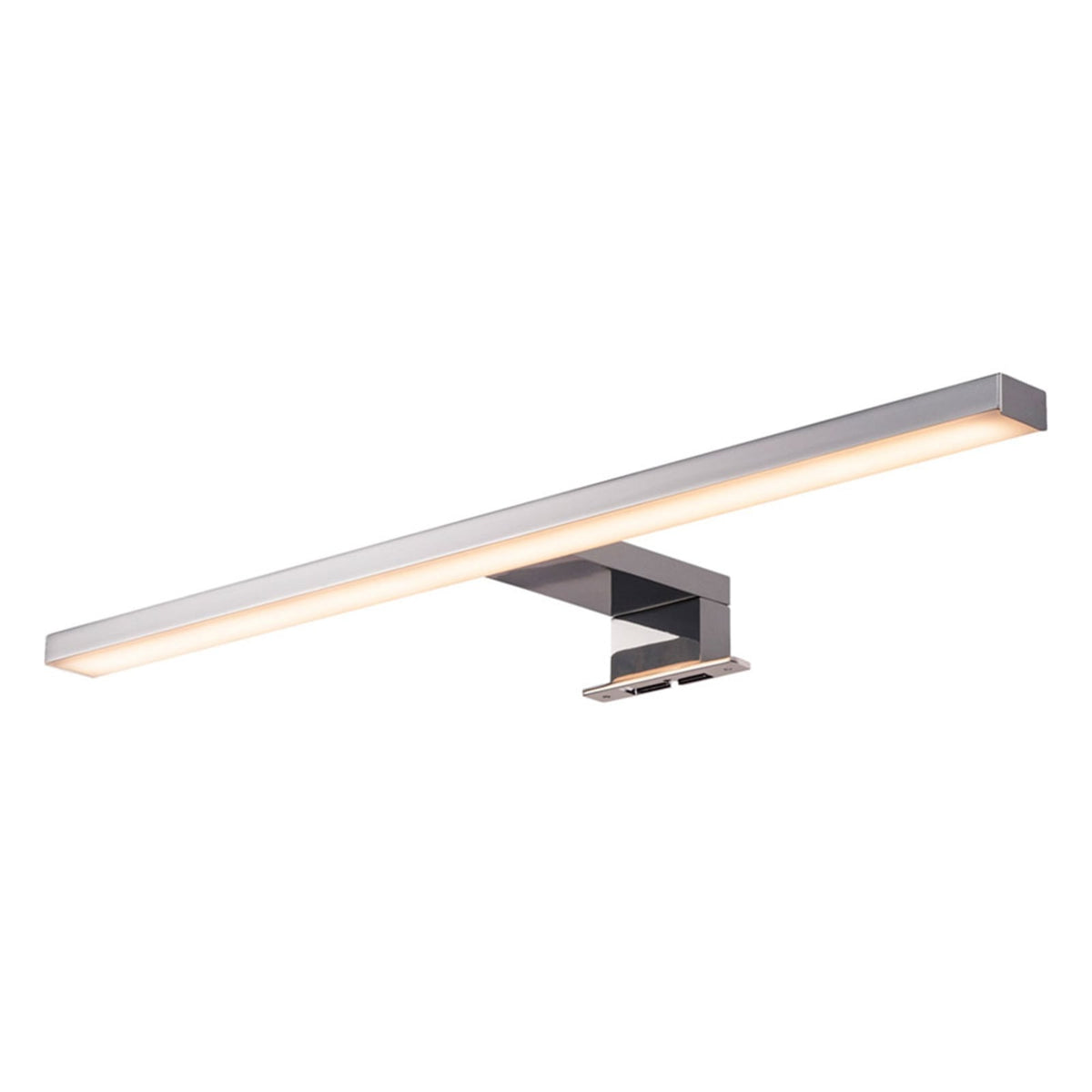 LED klemmelampe Dorisa krom 50 cm bakside