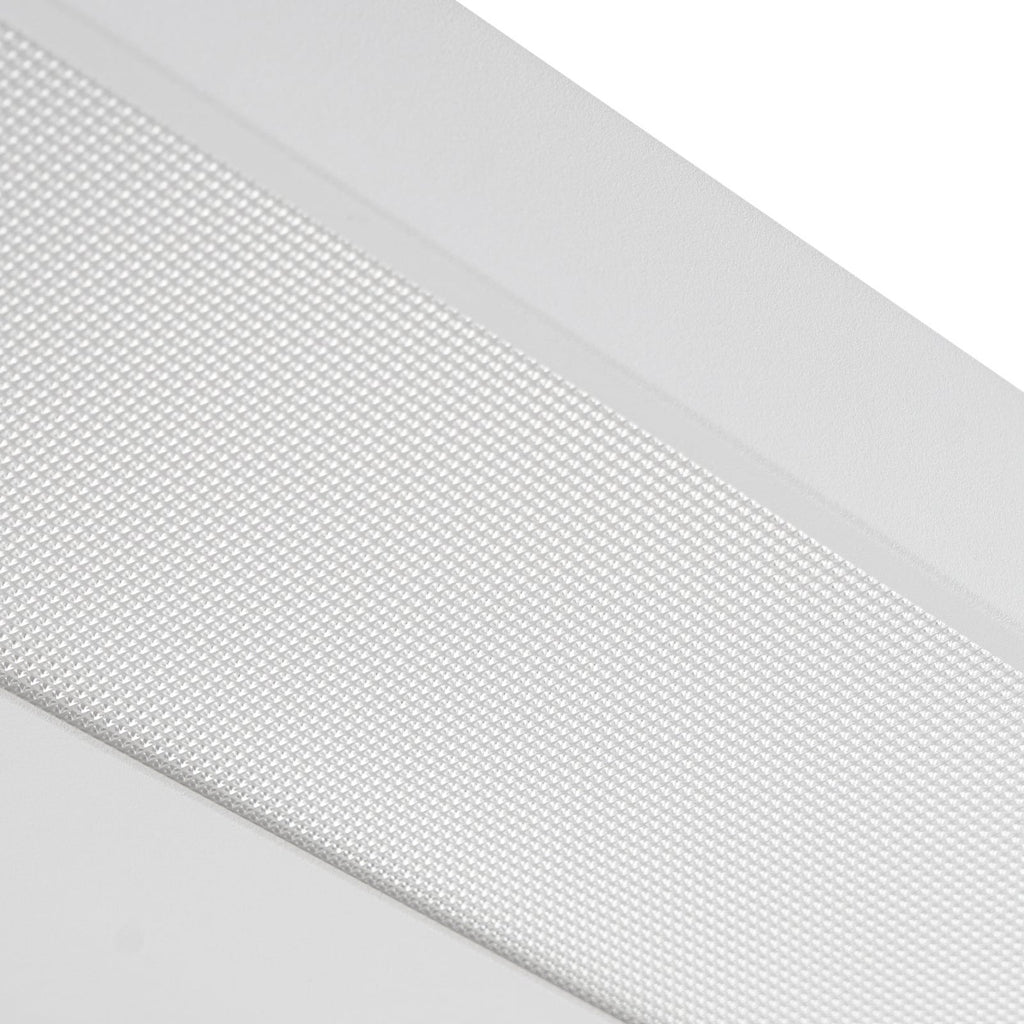 Sideprofil av LED klemmelampe Logan dimbar med sensor hvit 90W