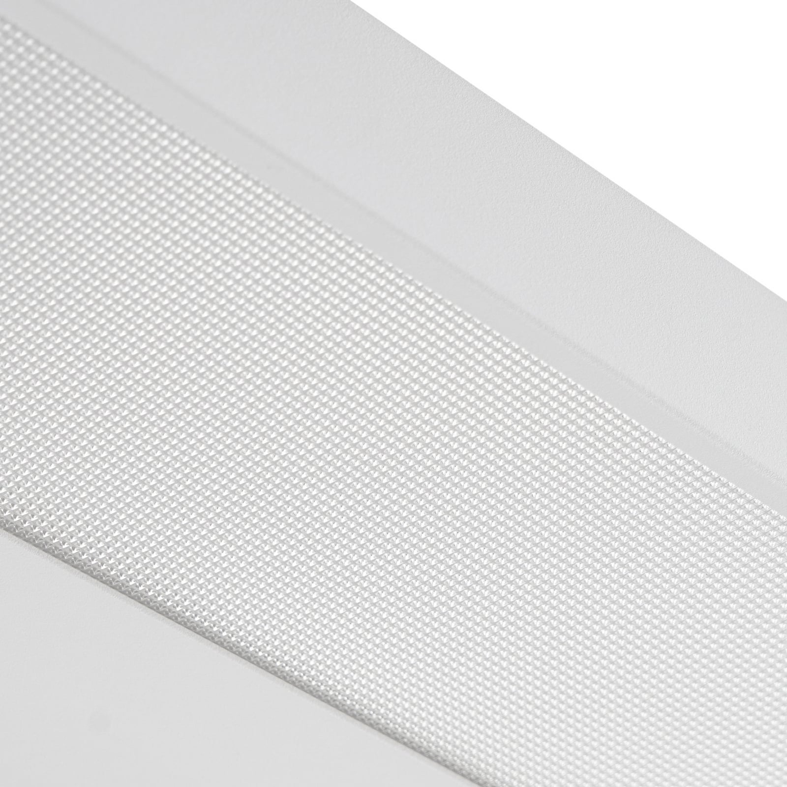Sideprofil av LED klemmelampe Logan dimbar med sensor hvit 90W