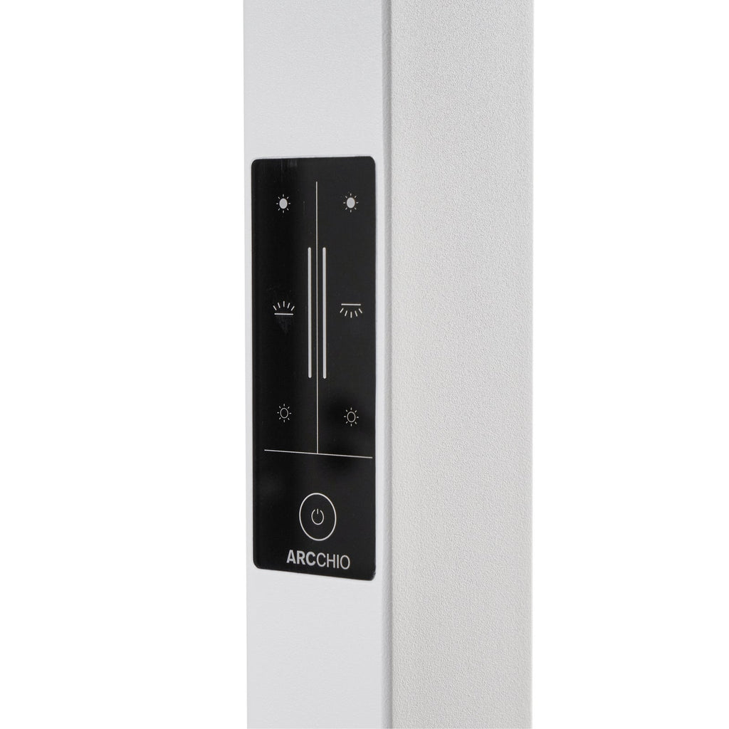 Ledningsdetalj på LED klemmelampe Logan dimbar med sensor hvit 90W