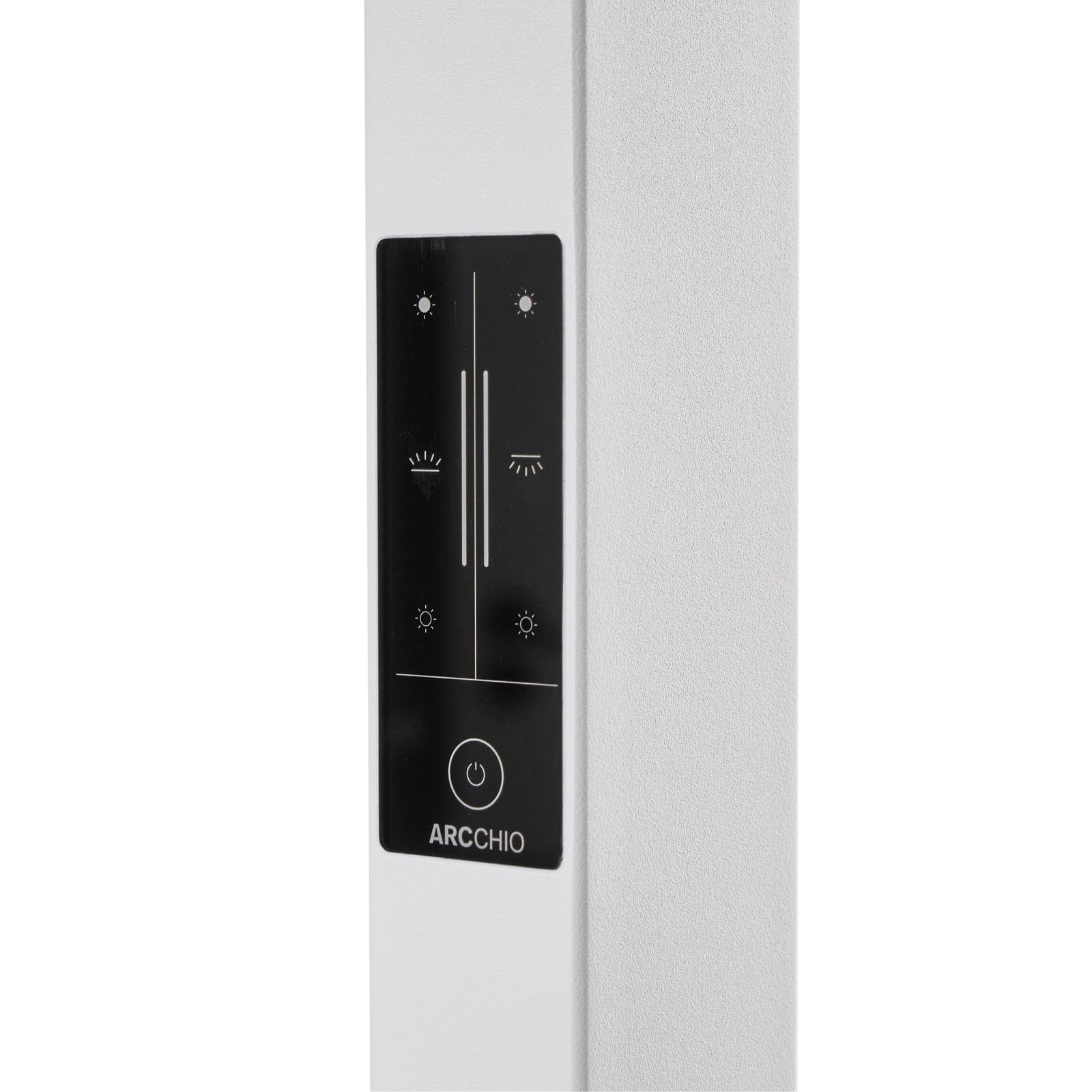 Ledningsdetalj på LED klemmelampe Logan dimbar med sensor hvit 90W
