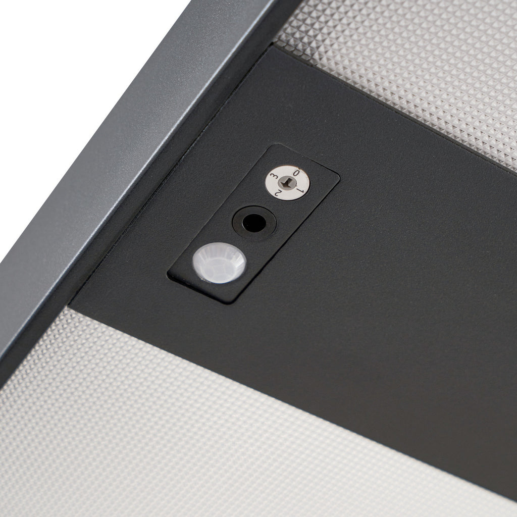LED klemmelampe Logan dimbar med sensor svart 90W fra siden