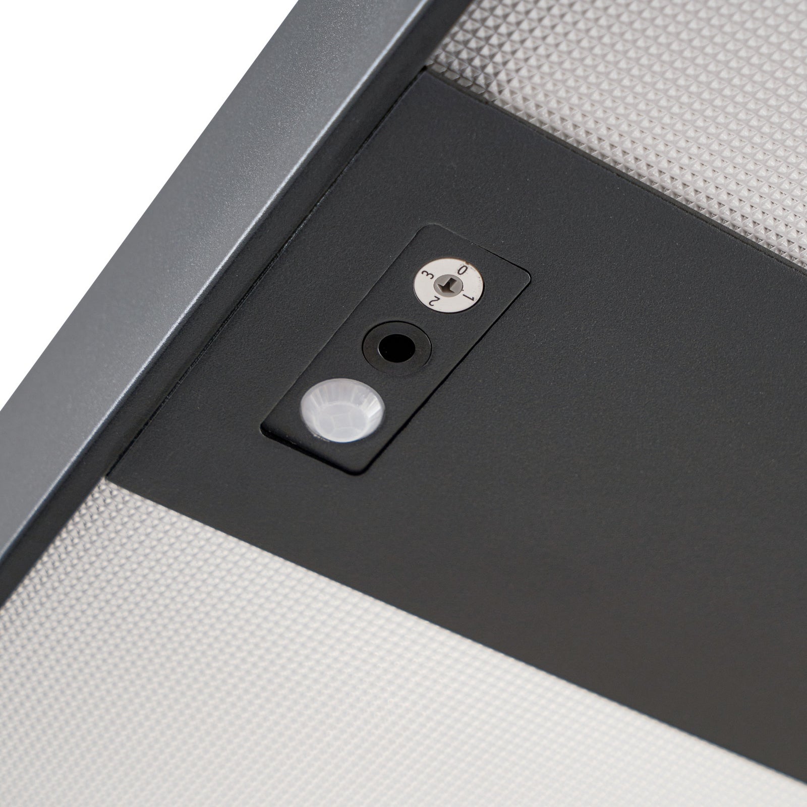 LED klemmelampe Logan dimbar med sensor svart 90W fra siden