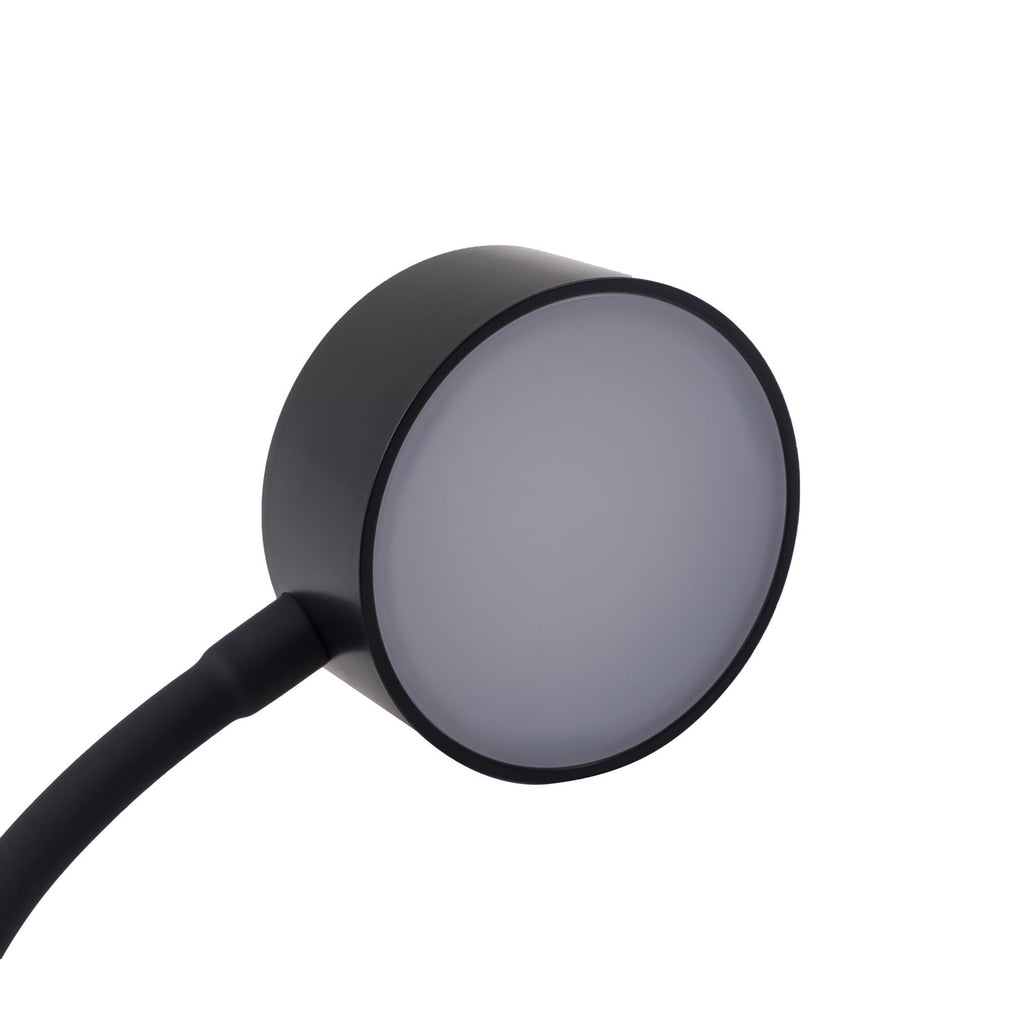 LED klemmelampe Maori oppladbar CCT dimbar svart - Lindby USB-opplading