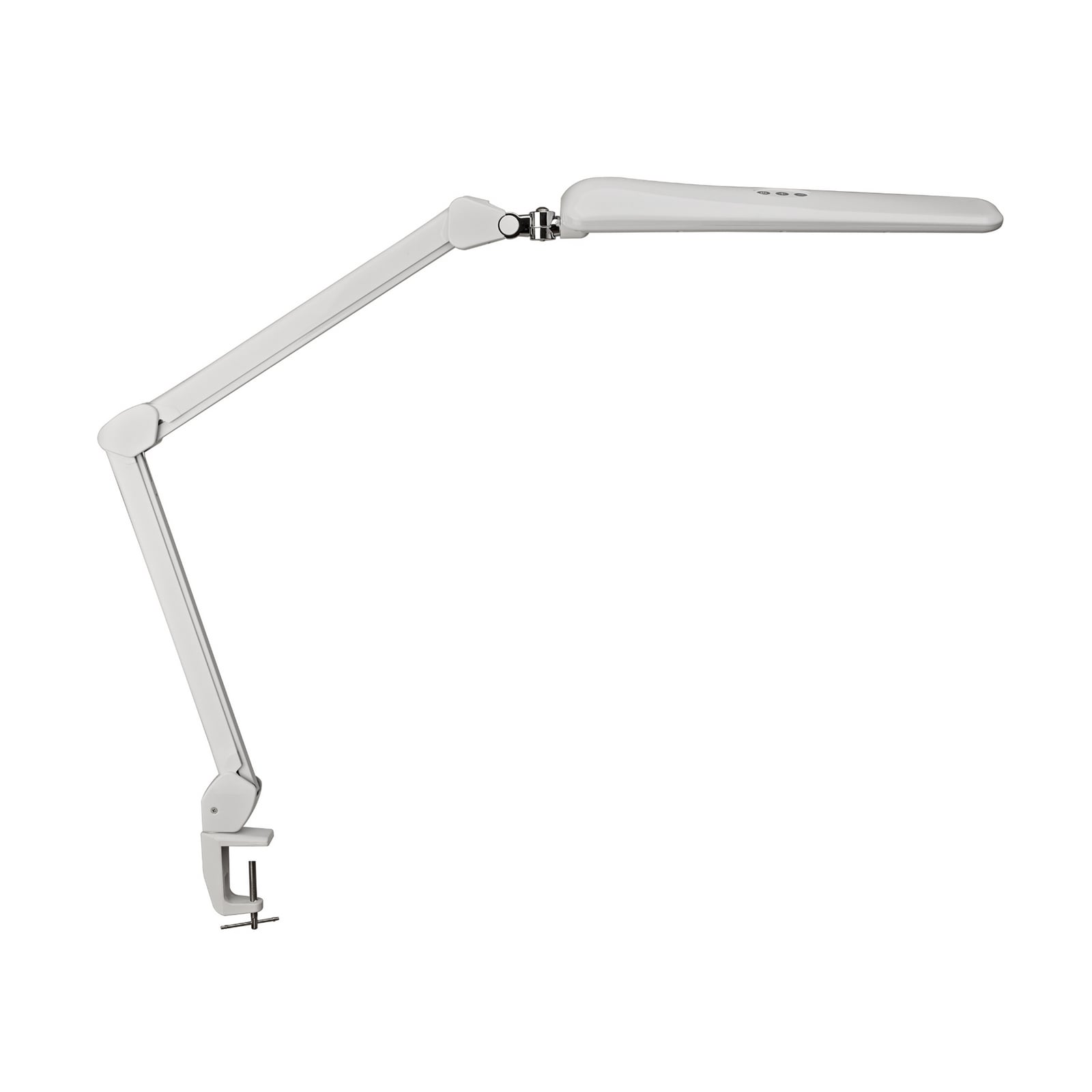 LED klemmelampe MAULcraft dimbar hvit 52 cm 11W 6500K bakside
