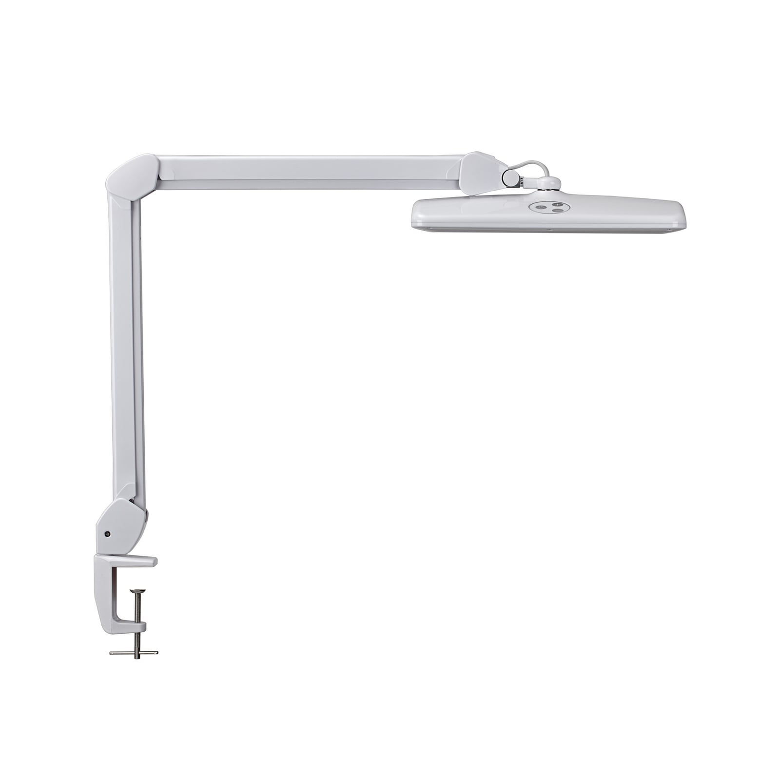 LED klemmelampe MAULintro dimbar hvit bakside