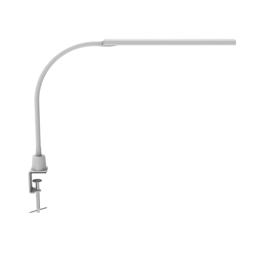 LED klemmelampe MAULpirro dimbar hvit 37 cm 6W forfra
