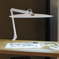 LED klemmelampe MAULwork hvit dimbar 15W 6500K h50 cm forfra