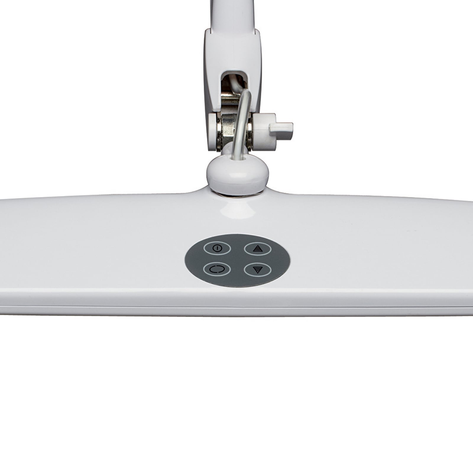 LED klemmelampe MAULwork hvit dimbar 15W 6500K h50 cm nærbilde av klemme