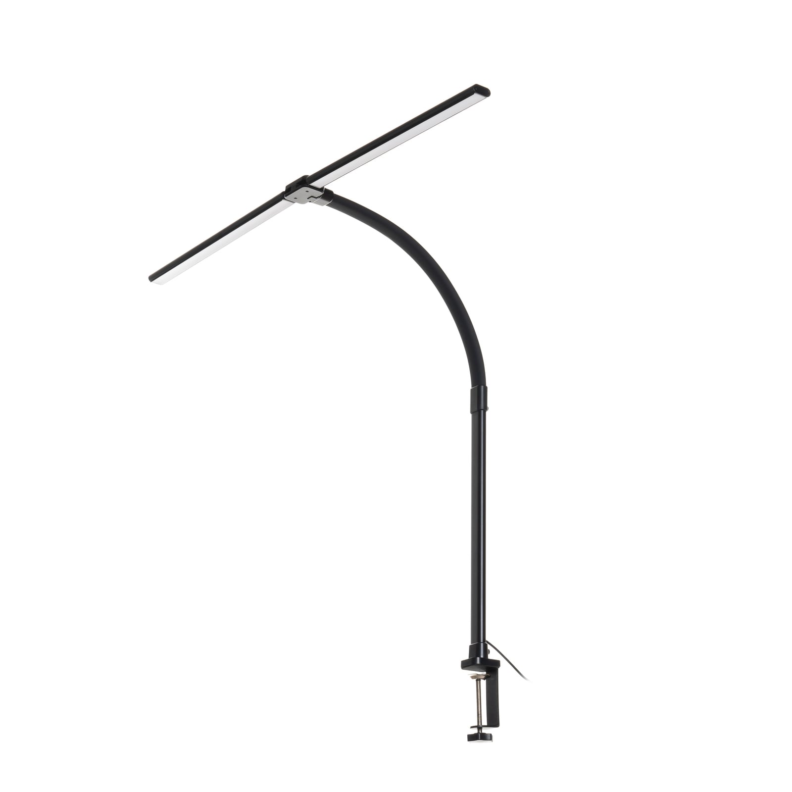 LED klemmelampe Nilay CCT dimbar svart 97,5 cm nærbilde