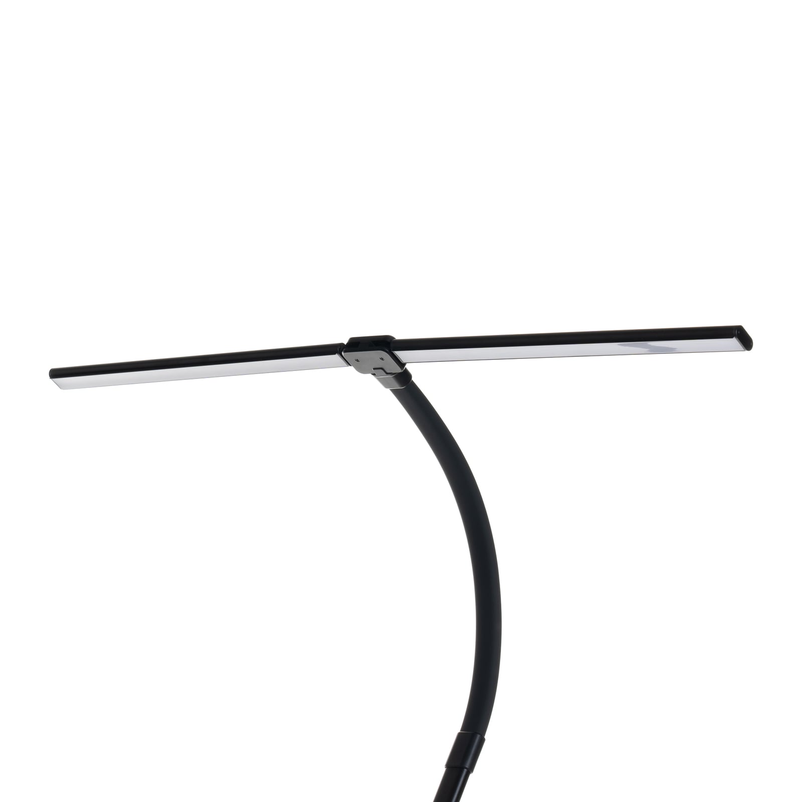 LED klemmelampe Nilay CCT dimbar svart 97,5 cm lysdetalj
