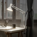 LED klemmelampe Office Line Desk Retro dimbar hvit 9W forfra
