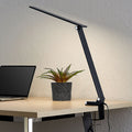 LED klemmelampe Tamarin dimbar svart 13W 4000K forfra