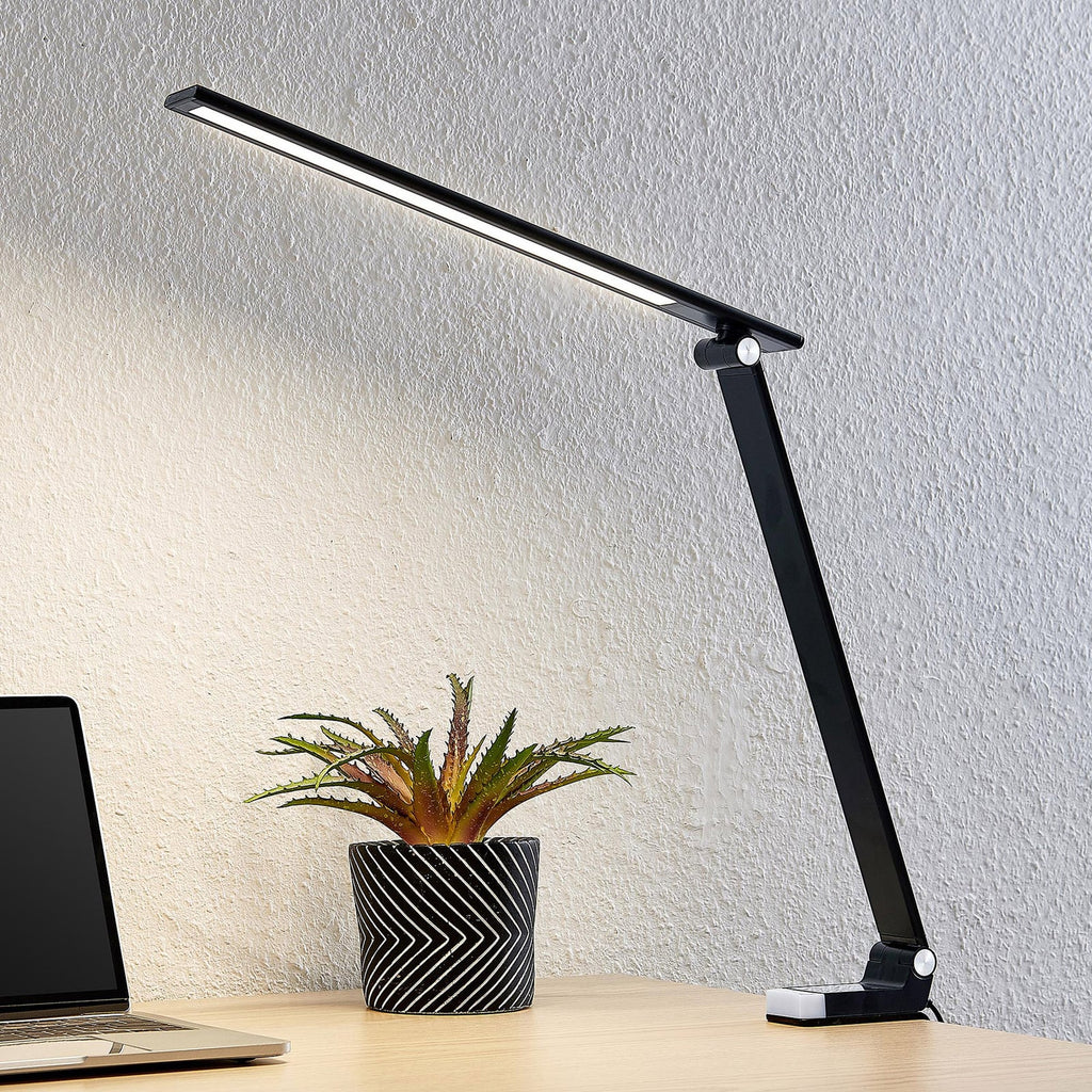 LED klemmelampe Tamarin dimbar svart 13W 4000K detalj av klemme