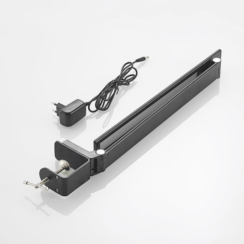 LED klemmelampe Tamarin dimbar svart 13W 4000K oversikt