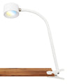 LED klemmelampe Tari dimbar CCT hvit IP44 4,5W Briloner forfra