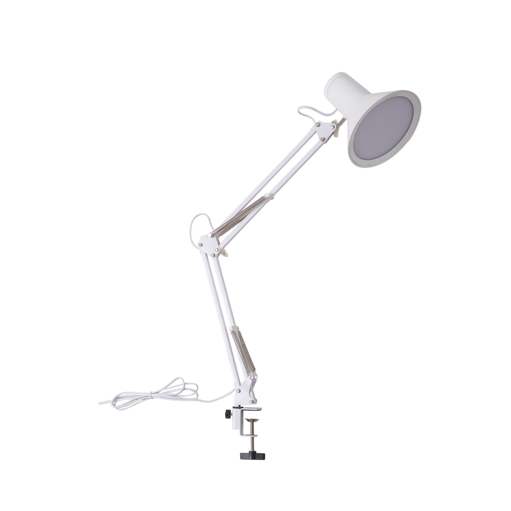 Detalj av LED klemmelampe Undra dimbar hvit metall ledd