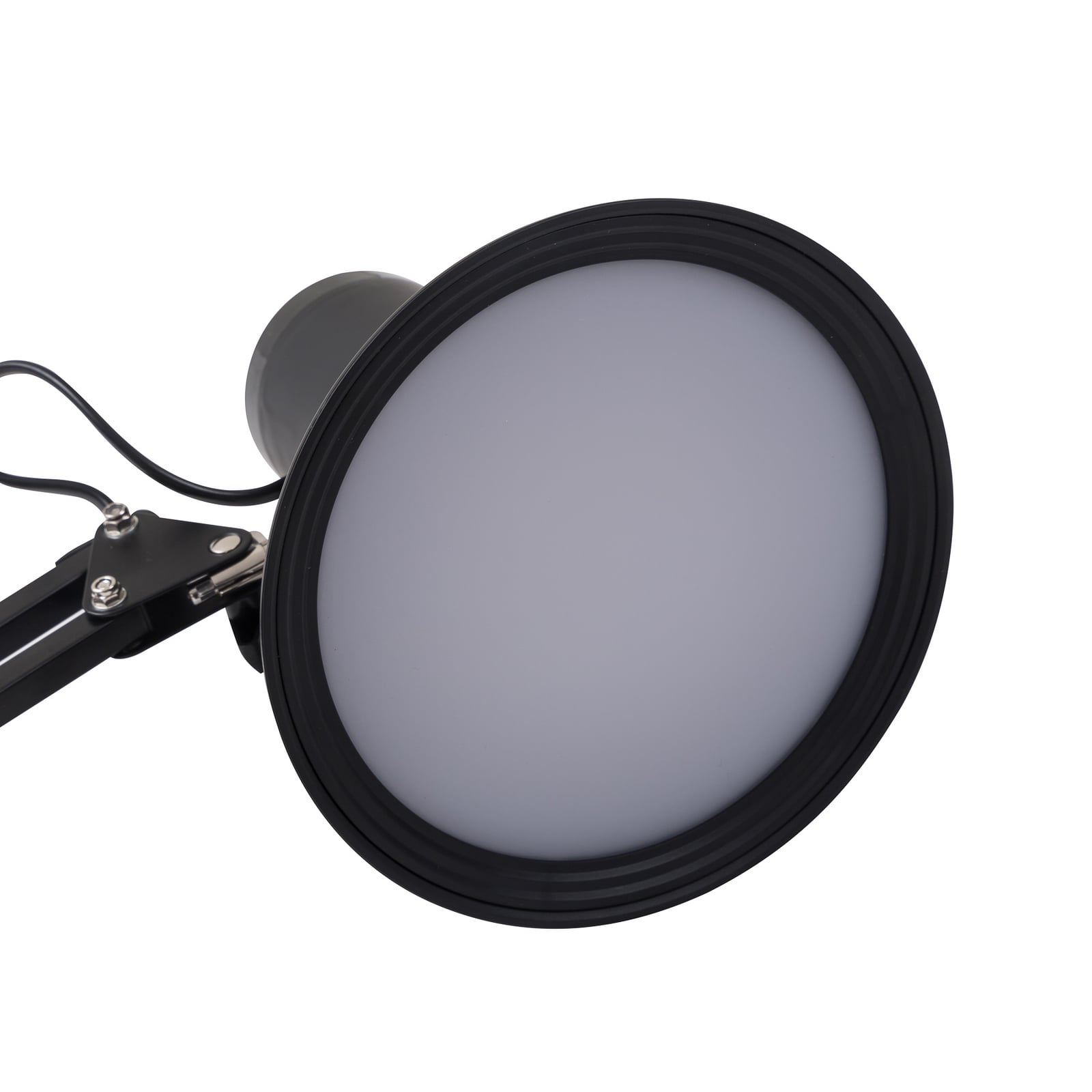 LED klemmelampe Undra dimbar svart metall 70 cm klemme feste