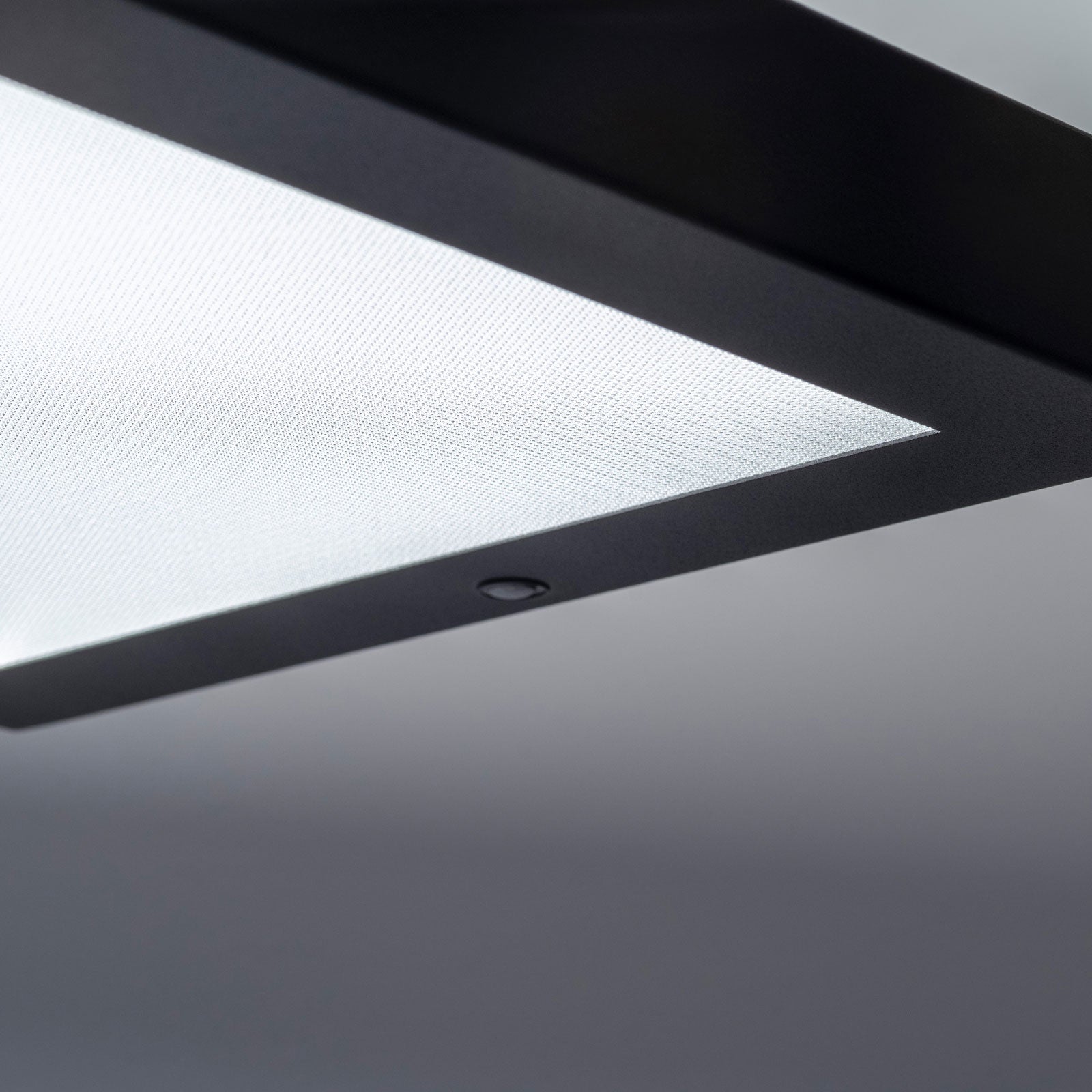 Detalj av LED kontorgulvlampe Epuria SensControl dimbar svart 118W