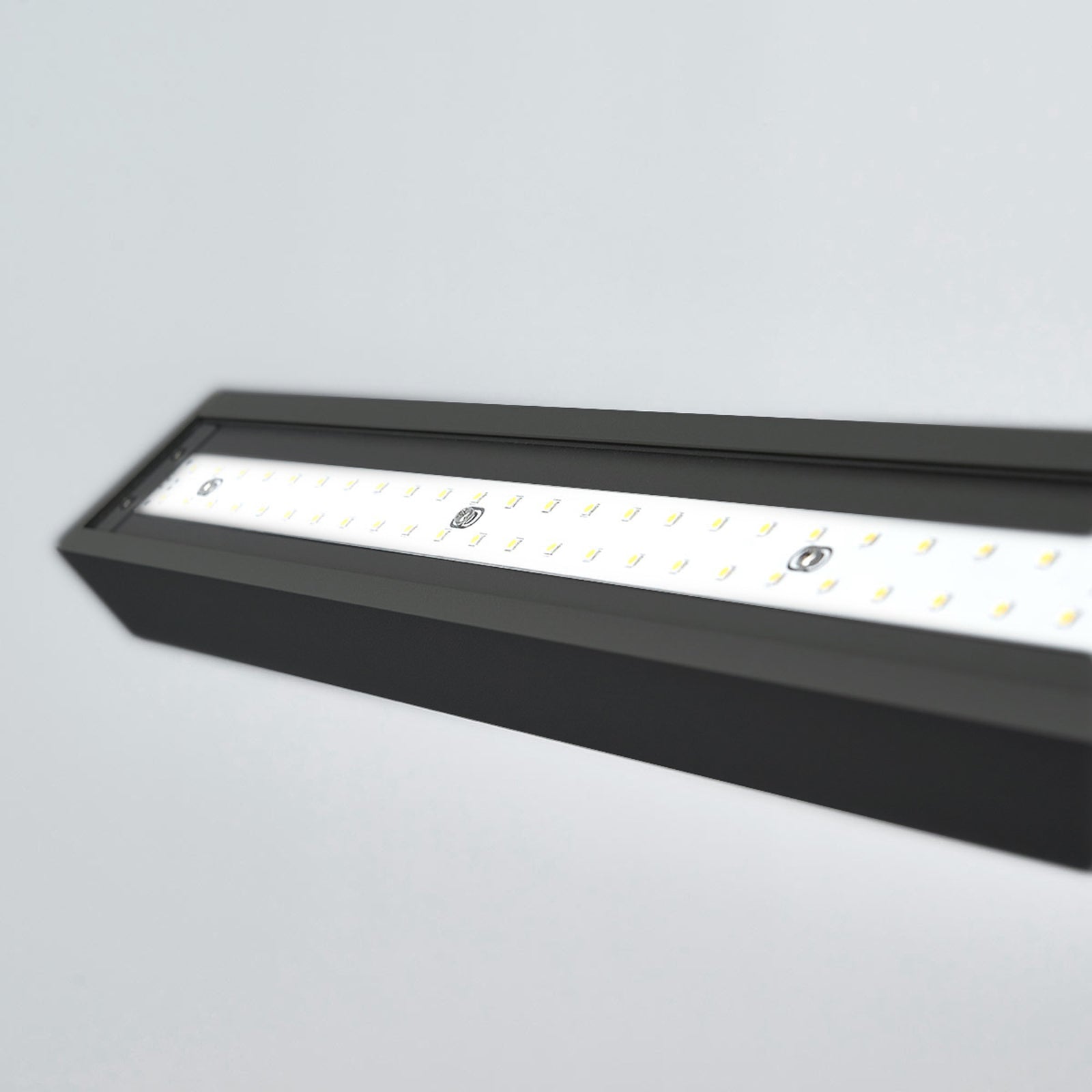 LED kontorgulvlampe Jolinda 2er-sett svart lys over skrivebord