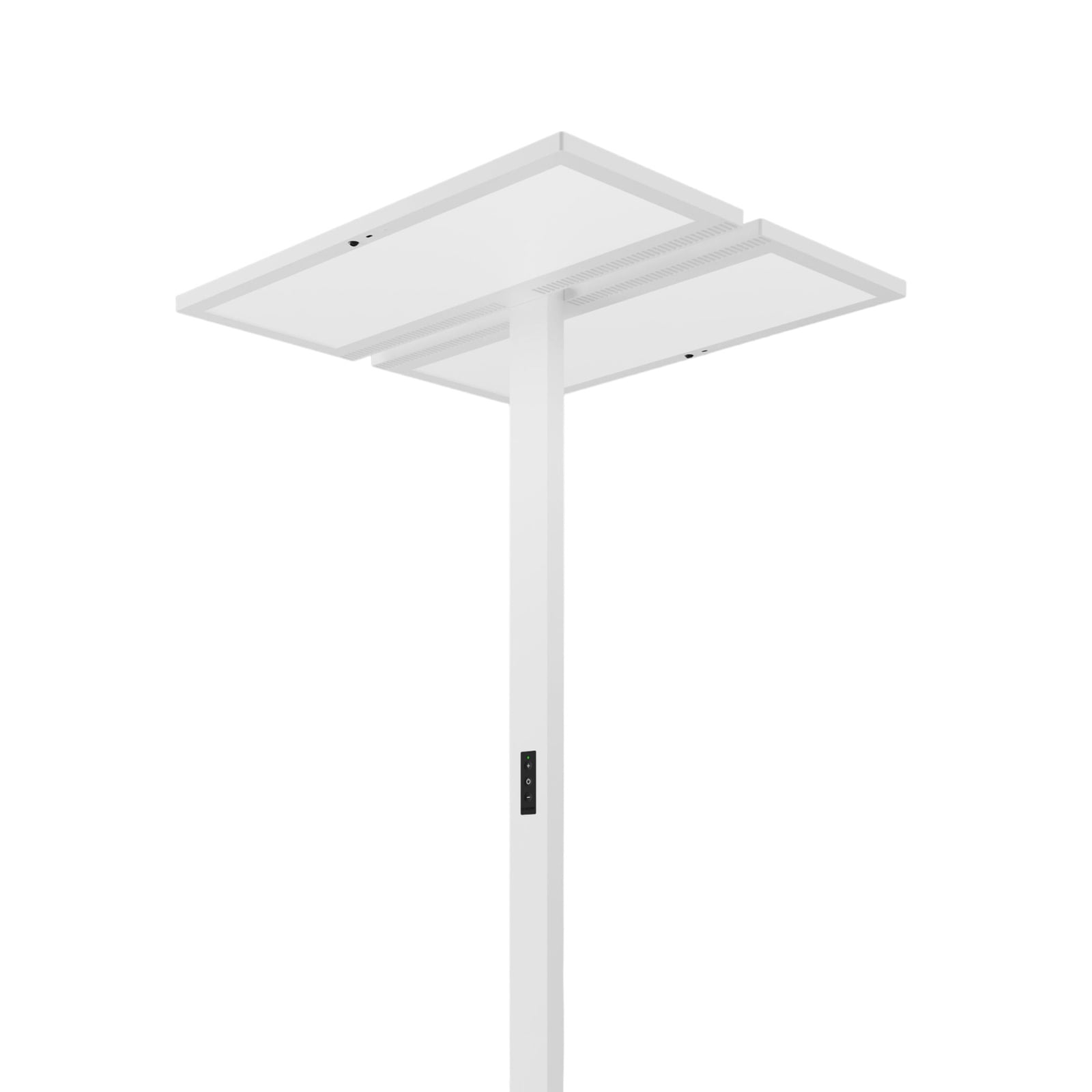 LED kontorgulvlampe Lightpad 2-lys dimbar med sensor hvit bakside