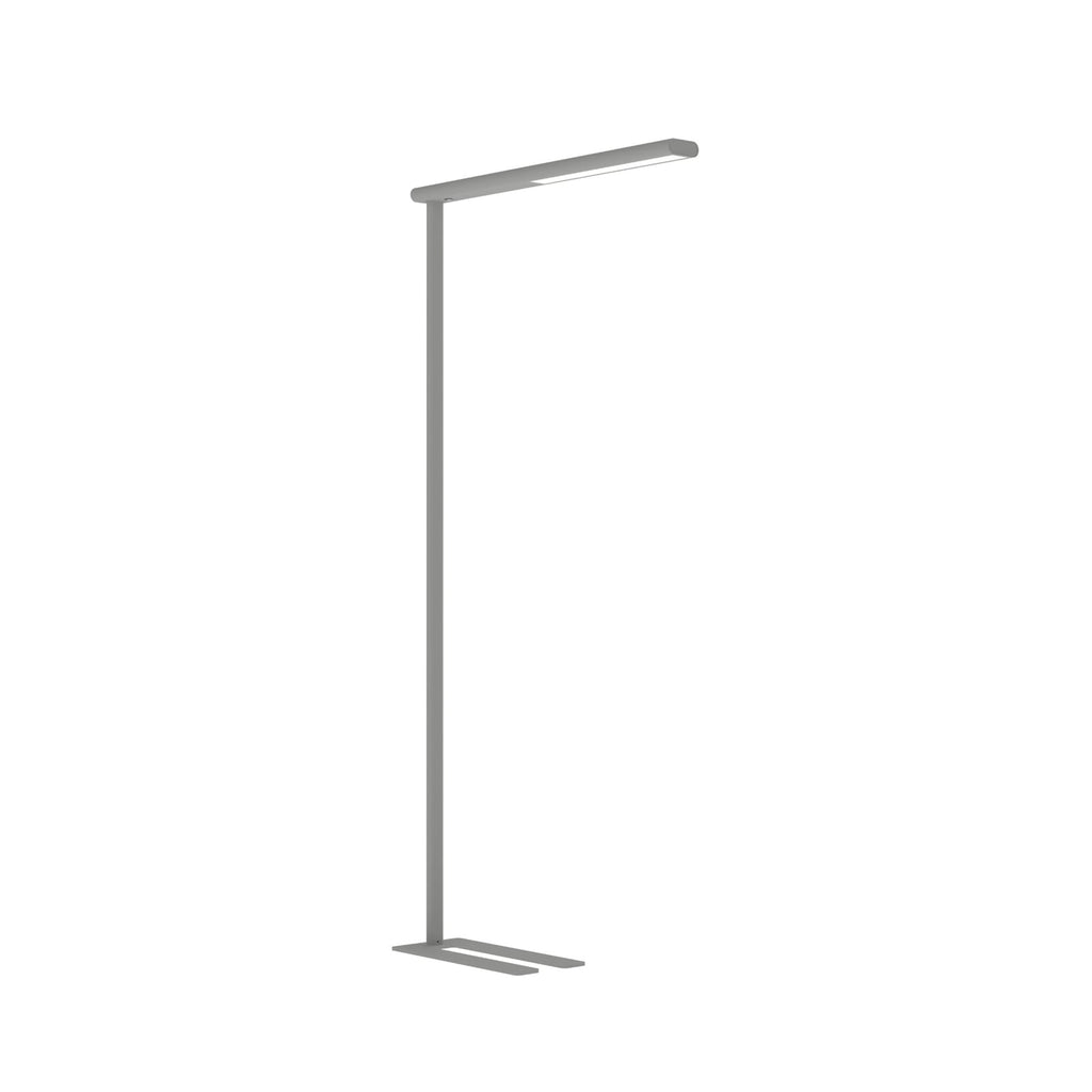 LED kontorgulvlampe MAULjet dimbar sølv 195 cm forfra