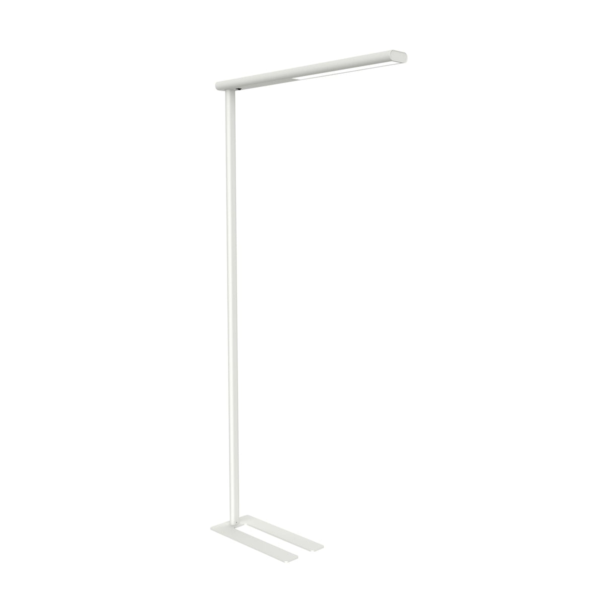LED kontorgulvlampe MAULjet hvit 195 cm 4000K forfra