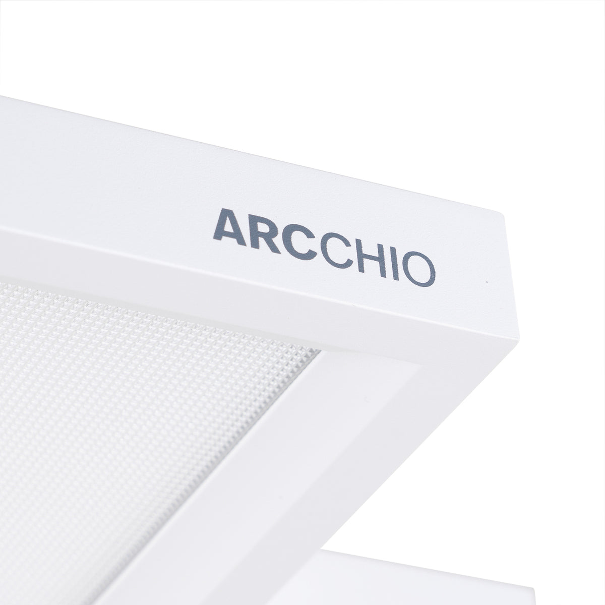 LED kontorgulvlampe Nelus hvit dimbar med bevegelsessensor touchdimmer