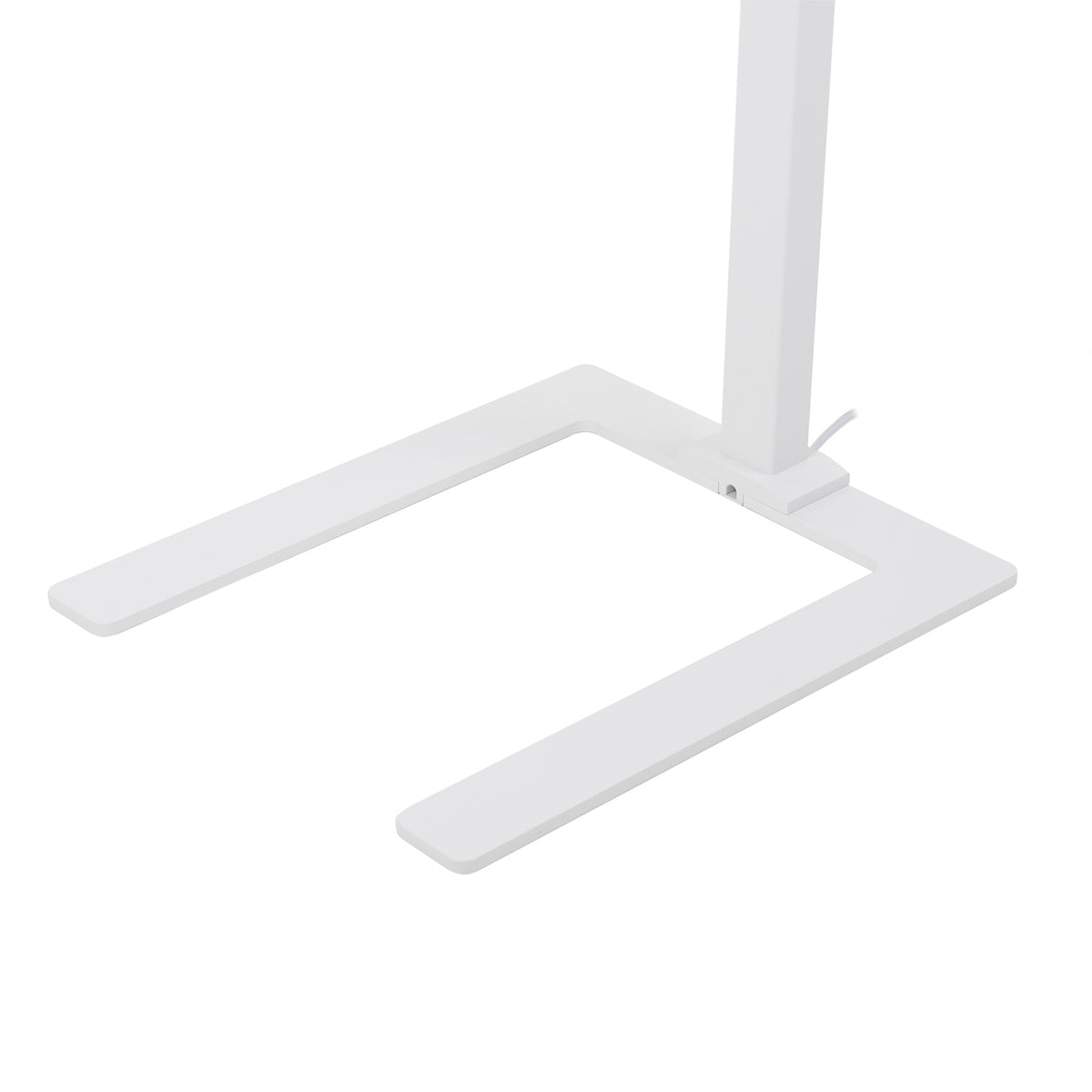 LED kontorgulvlampe Nelus hvit dimbar med bevegelsessensor lyseffekt