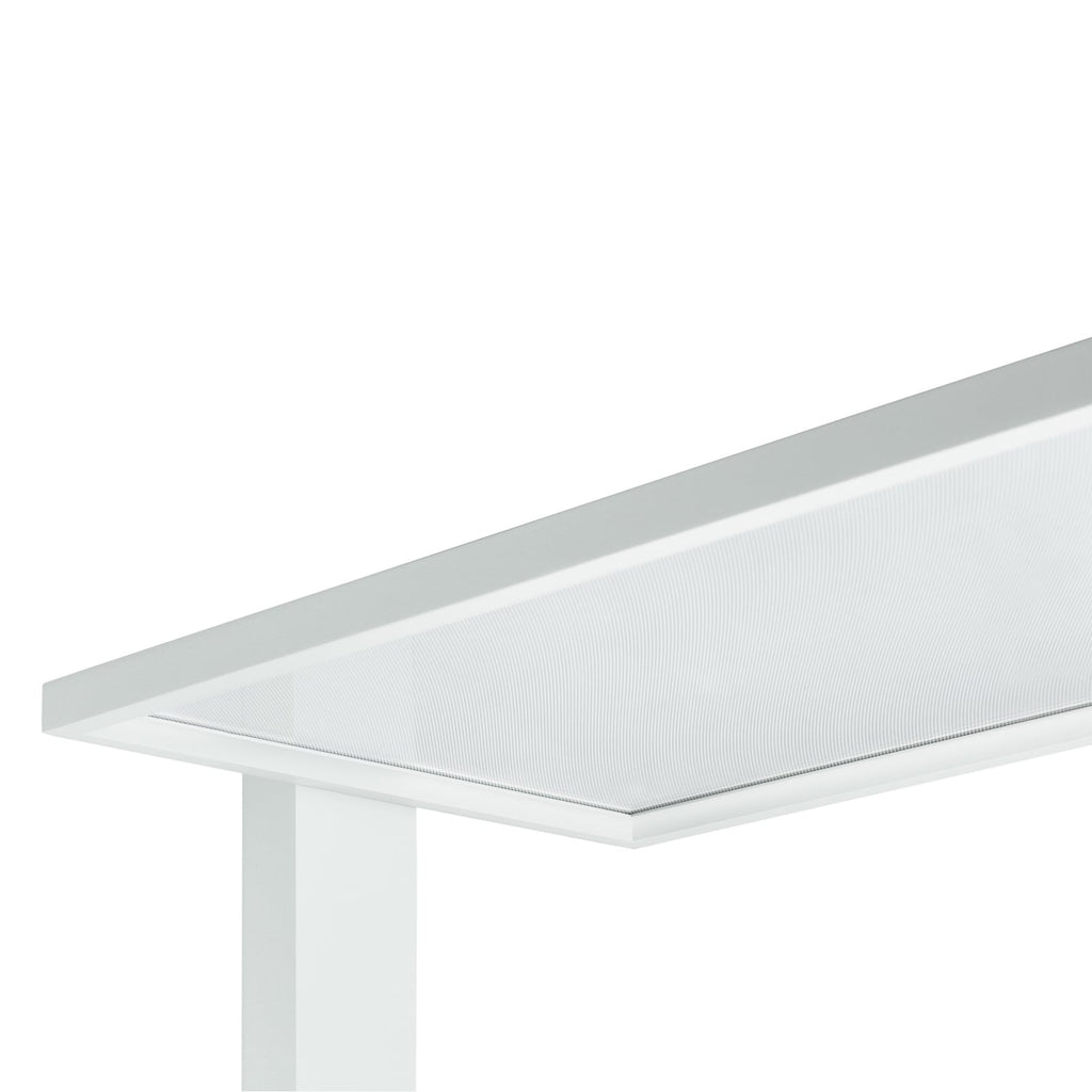 LED kontorgulvlampe Taronis dimbar 4000K sølv 195 cm nærbilde av lampefot