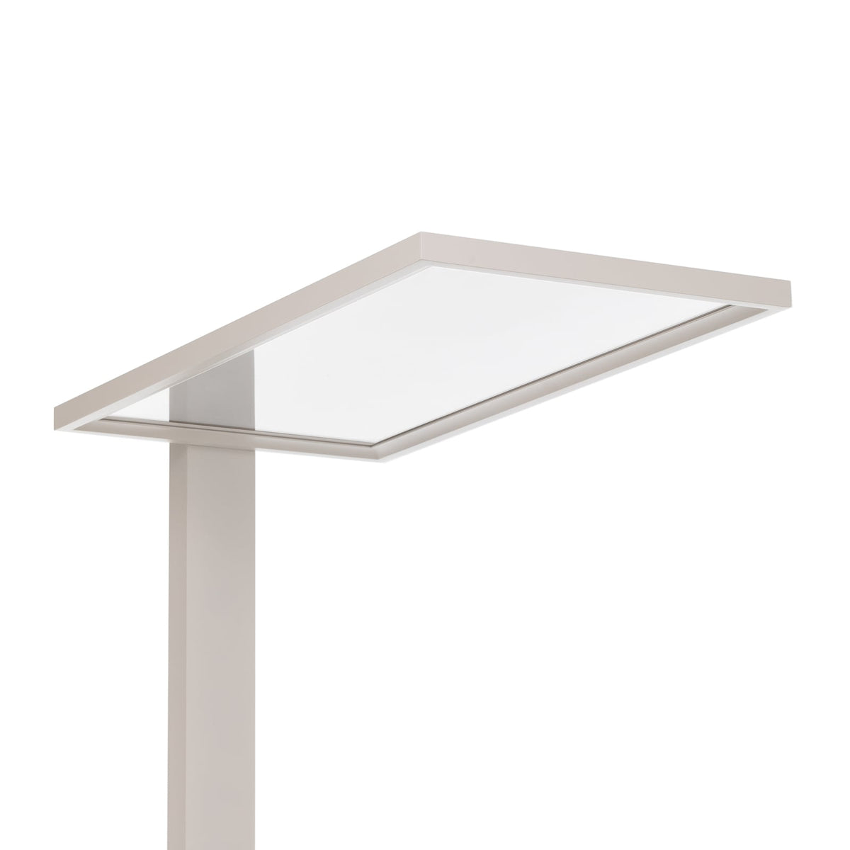 LED kontorgulvlampe Taronis hvit dimbar 55W 195 cm kabel og fot