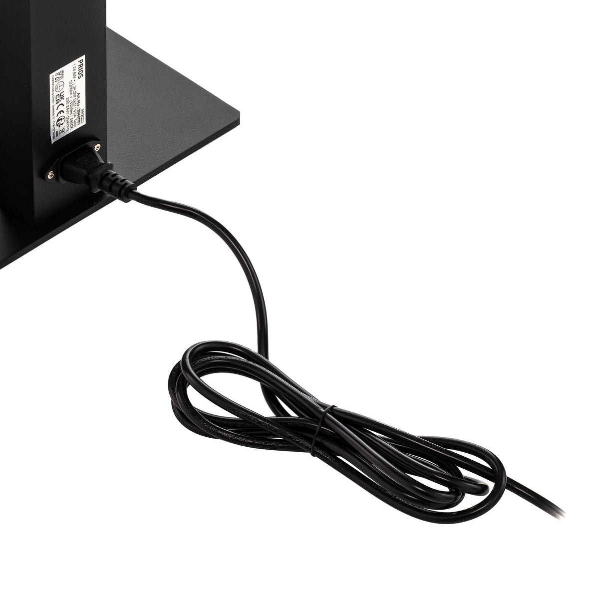 LED kontorgulvlampe Taronis svart dimbar 55W 4000K kabel og fot