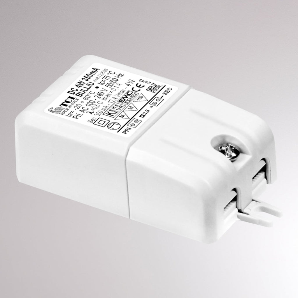 LED-konverter 350mA 6W ikke dimbar hvit IP20 Molto Luce forfra