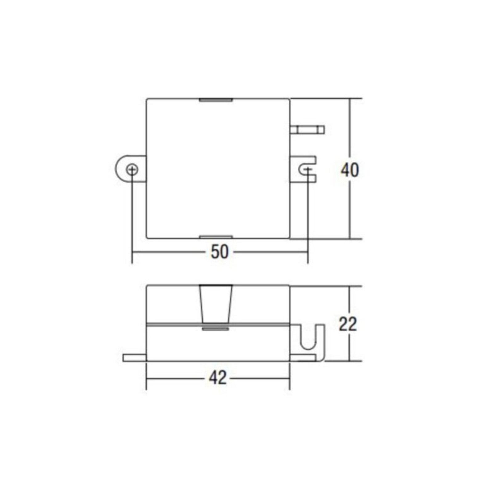 LED-konverter 6W 250mA konstantstrøm 230V AC IP20 - Molto Luce nærbilde