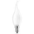 LED kronelysform E14 2,2W 2700K matt 250lm Philips forfra